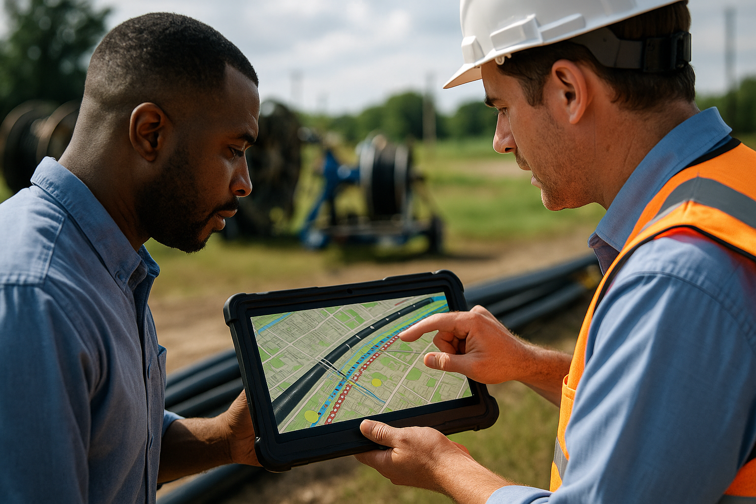 HDD/trenching guidance and smart cable pulling tools