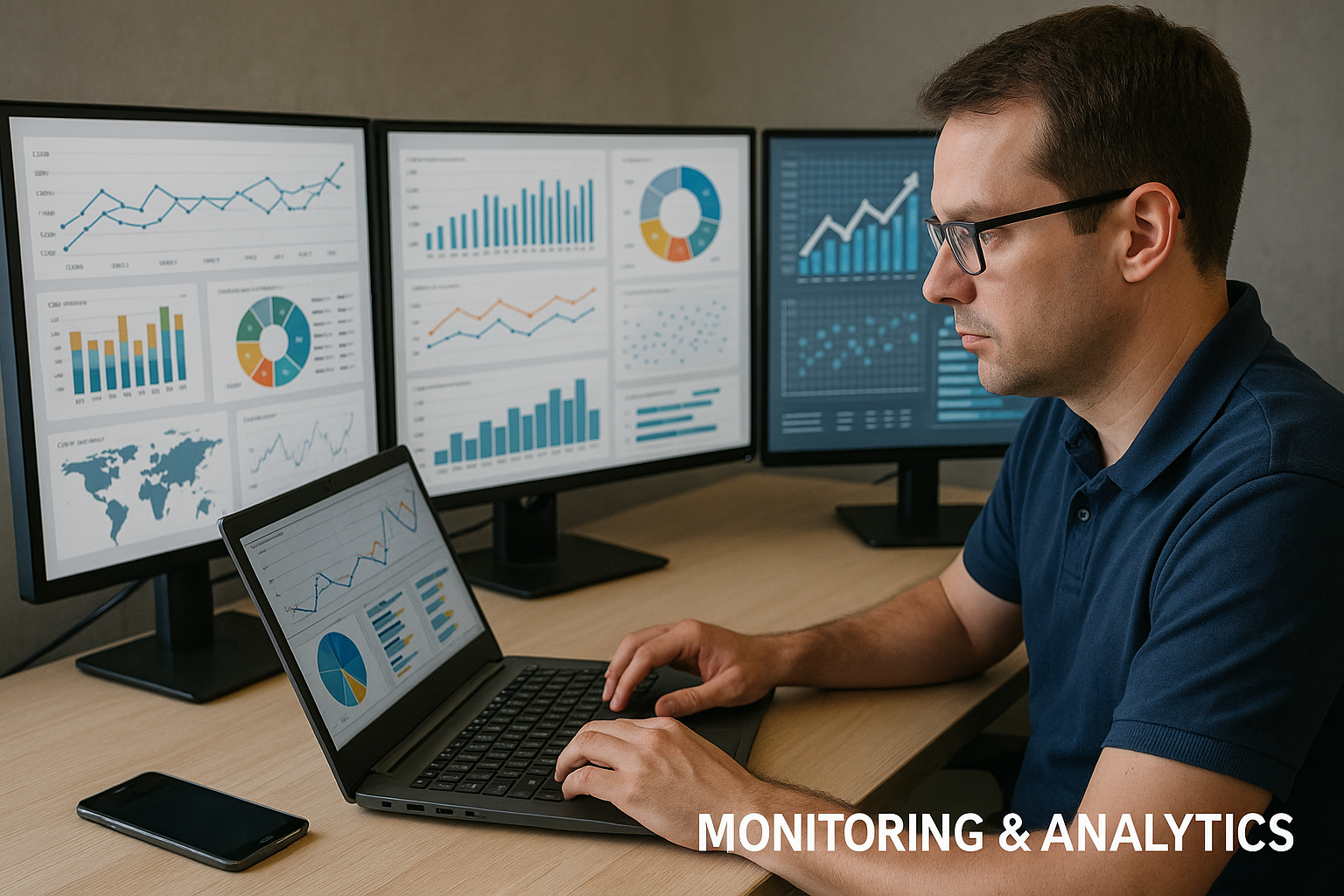 Dashboard for real-time cable temperature and load monitoring