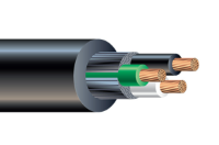 300V SEOPRENE® SJEOOW Cord with Black Jacket 105°C