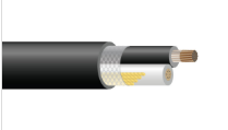  2/C CU 2000V EPDM/CPE Type W Industrial Grade Cable 90°C.  MSHA Approved